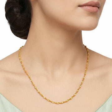 PRAO Necklace Anti-Tarnish Rope Chain