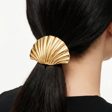 PRAO Hair Tie Anti-Tarnish Seashell Elastic