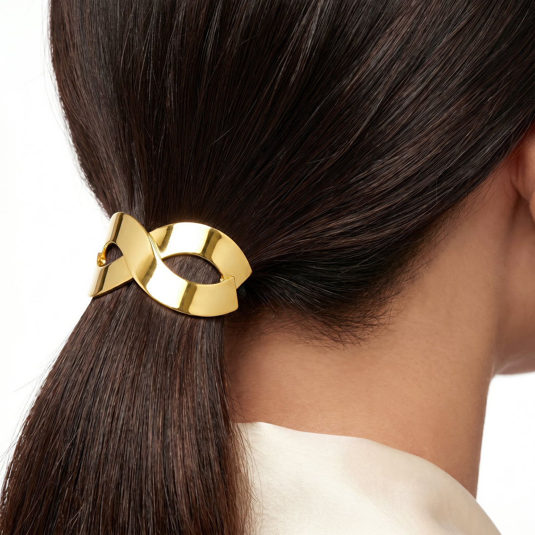 PRAO Hair Tie Anti-Tarnish Infinity Elastic Tie