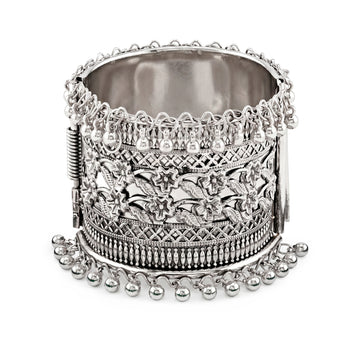 PRAO Bracelet Anti-Tarnish  Oxidised Silver Celestial Armament (Adjustable Size)