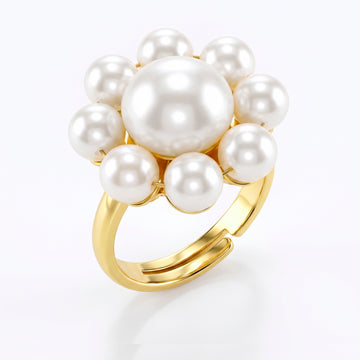 PRAO Ring Oceanic Pearl (Adjustable Size)