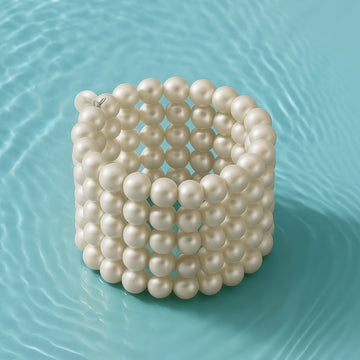 PRAO Bracelet Multilayered Spiral Pearl (Adjustable Size)