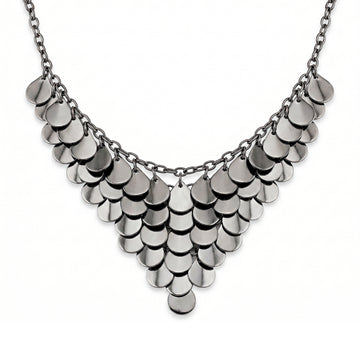 PRAO Necklace Anti-Tarnish Drop Charm Statement