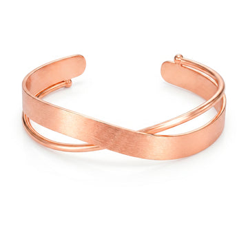 PRAO Bracelet Anti-Tarnish Rose Gold Bangle (Adjustable Size)